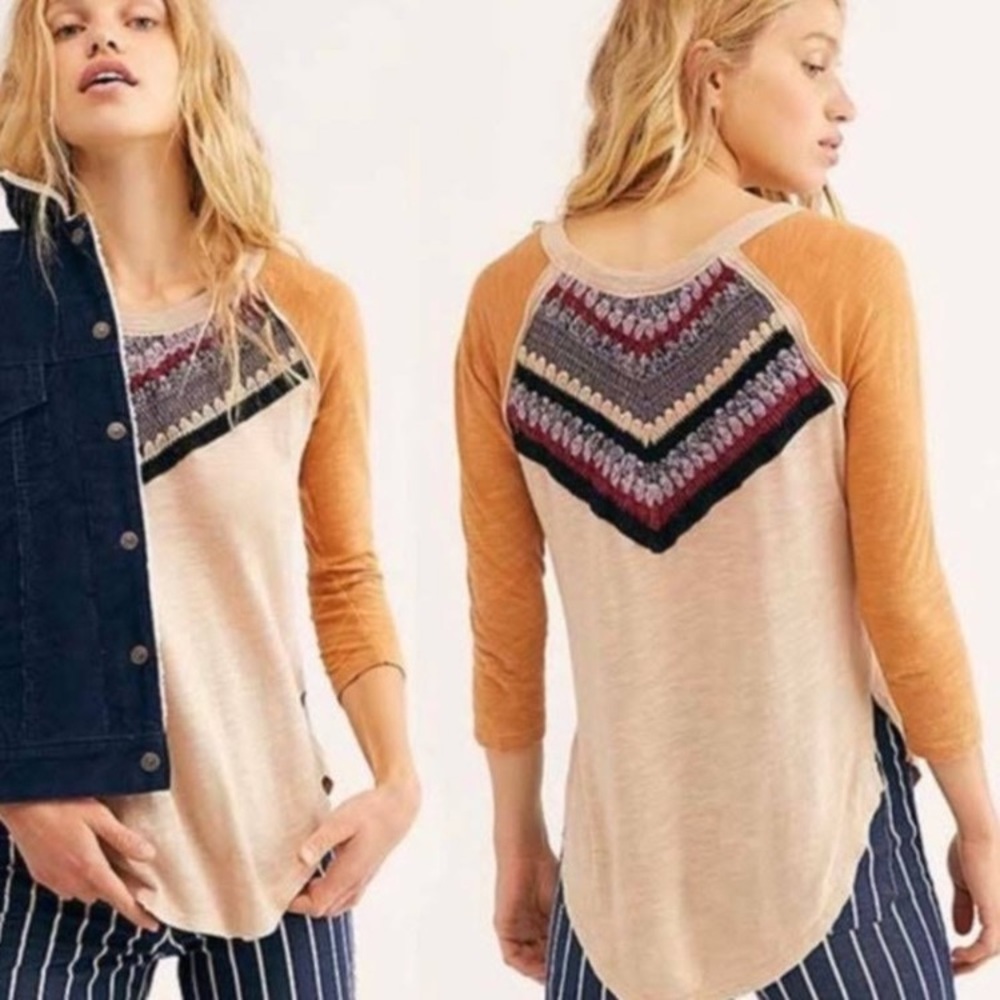 Free People Spring Bound Crochet Top Size Small - Picture 6 of 16